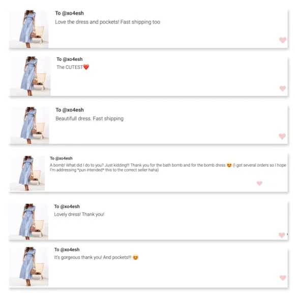 Denim Blue flutter sleeve Sun Dress - Picture 12 of 14